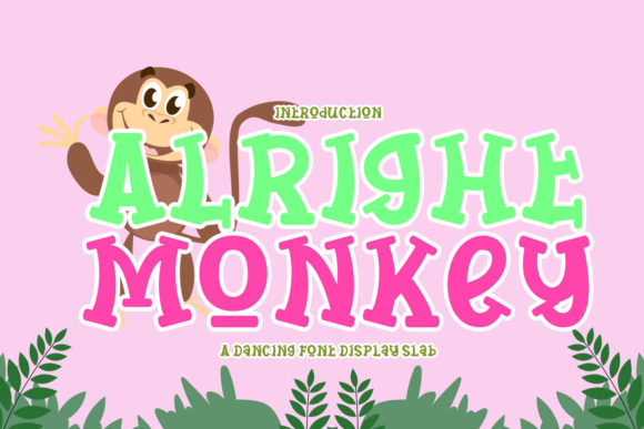 Alright Monkey: A Quirky Serif Font for Editorial Projects