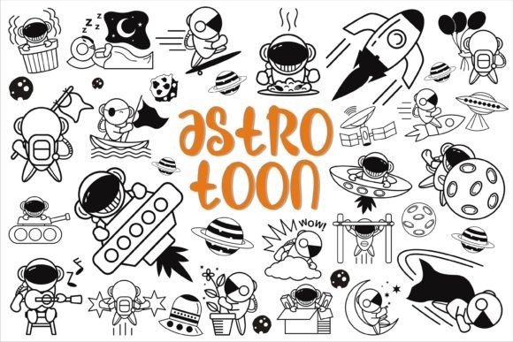 Astro Toon Font for Creative and Educational Design