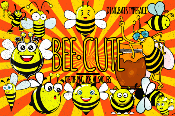 Bee Cute: A Playful Typeface for Creative Branding
