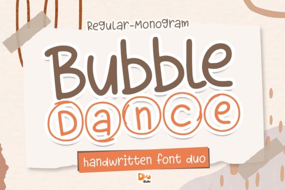Bubble Dance: A Playful Typeface for Creative Makers