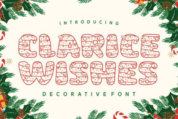 Clarice Wishes Font for Festive Branding