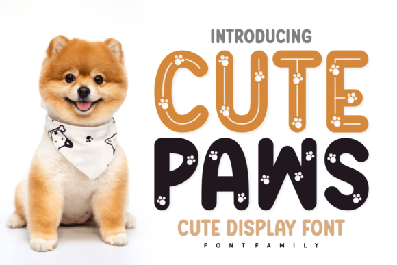 Cute Paws Font Review for Campaign Design
