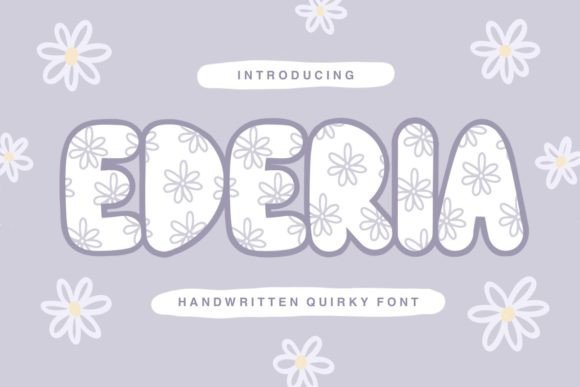 Ederia Font Review: A Floral Delight for Branding Projects