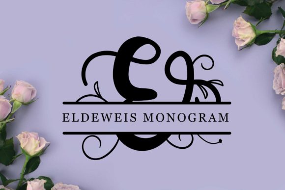 Eldeweis Monogram: A Decorative Font for Branding Magic