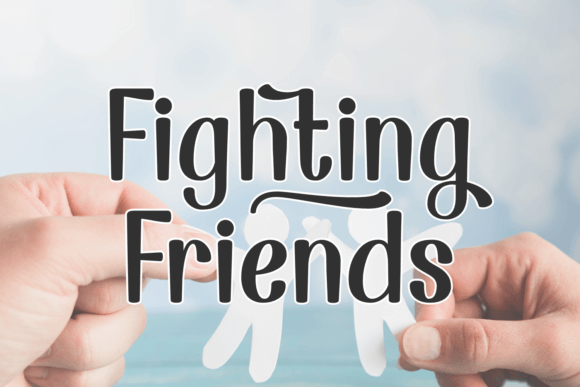 Fighting Friends Font for a Polished Brand Look