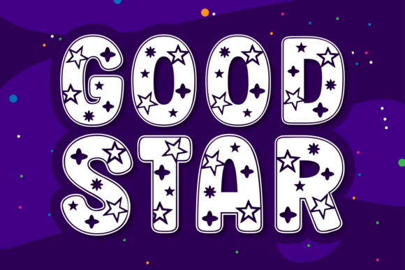 Good Star: A Dazzling Decorative Font for Creative Projects