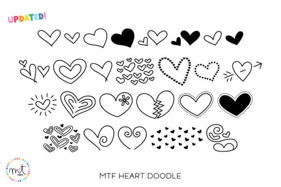Heart Doodle Pro: A Cute Typeface for Romantic Craft Projects