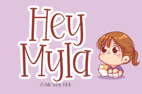 Hey Myla: A Playful Serif Font for Creative Campaigns