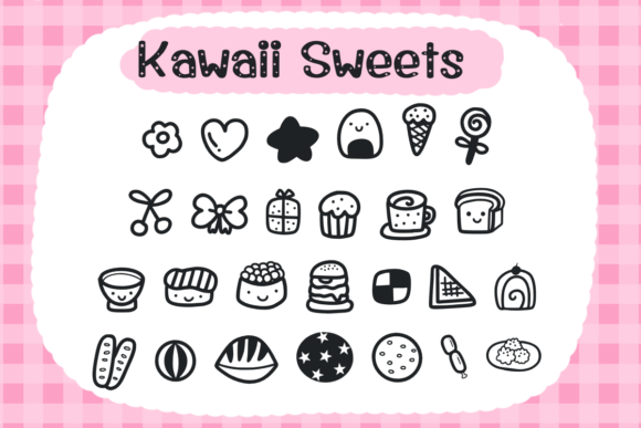 Kawaii Sweets: A Sweet Font for Creative Projects
