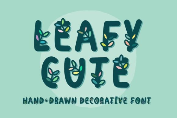 Leafy Cute: A Playful Font for Creative Branding