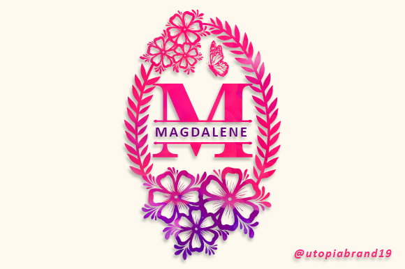 Magdalene Monogram Font for Web Design