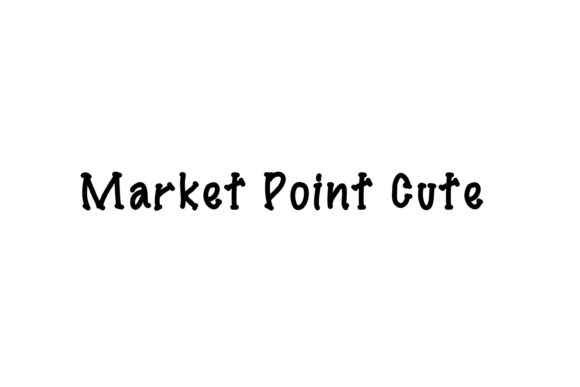 Market Point Cute: A Playful Serif Font for Craft Projects