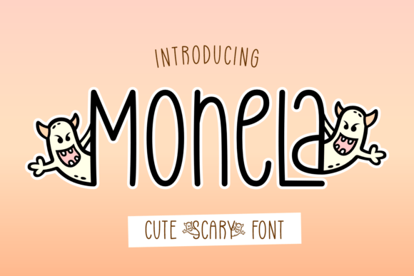 Monela Font: A Spooky Touch for Halloween-Themed Designs
