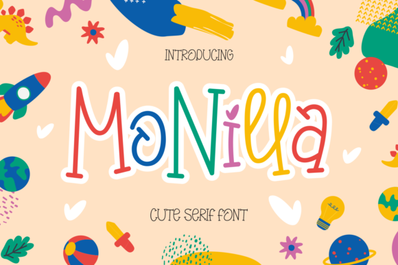 Monilla: A Playful Serif Font for Creative Branding