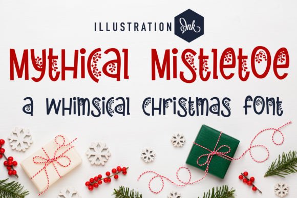 Mythical Mistletoe Font for Holiday Campaigns