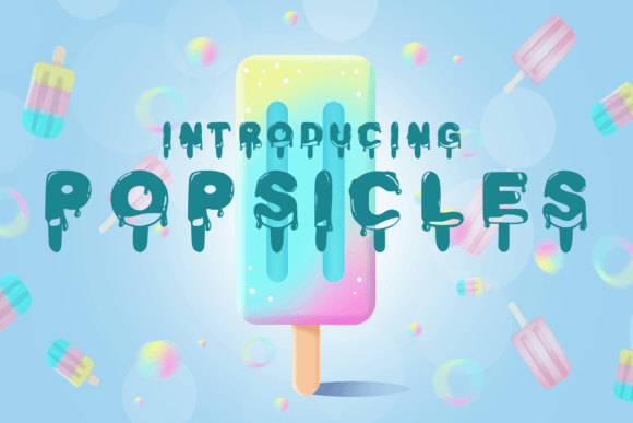 Popsicles Font for Playful Branding Projects