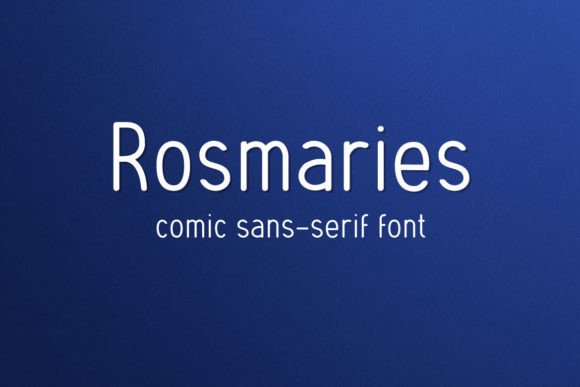 Rosmaries: A Romantic Sans Serif for Editorial Design
