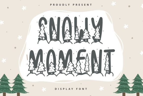 Snowy Moment Font for Winter-Themed Web Design