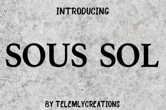 Sous Sol Sans Serif Font for Editorial Design