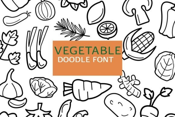 Vegetable Doodle: A Playful Font for Creative Projects